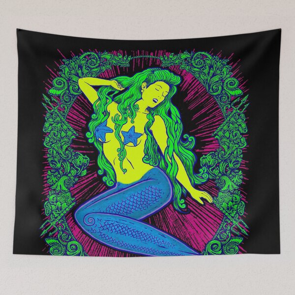 Item preview, Song of the Siren, Neon Blacklight designed and sold by Roberto Jaras Lira.