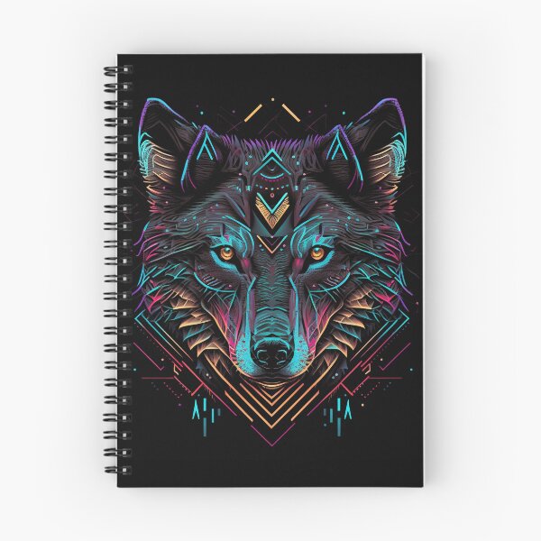 Item preview, Geometric Wolf Synthwave  designed and sold by shanemuir5.