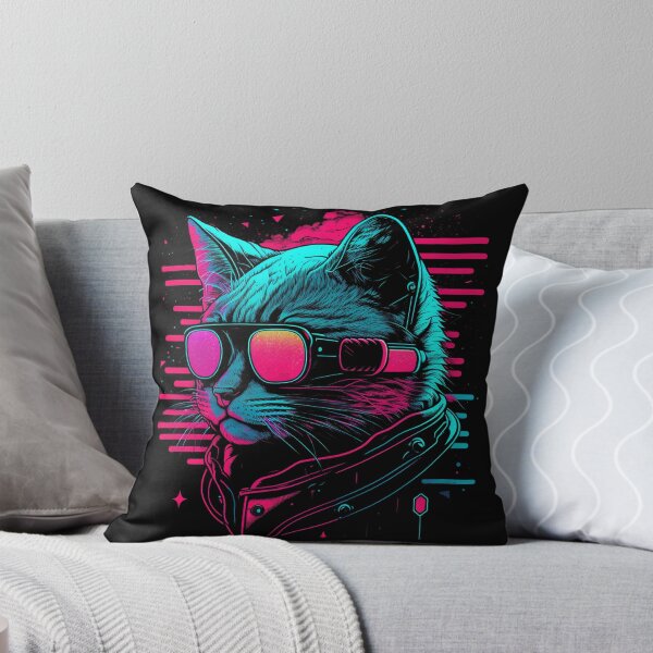 Artikelvorschau, Cat-Synth-Welle mit Brille entworfen und verkauft von shanemuir5.
