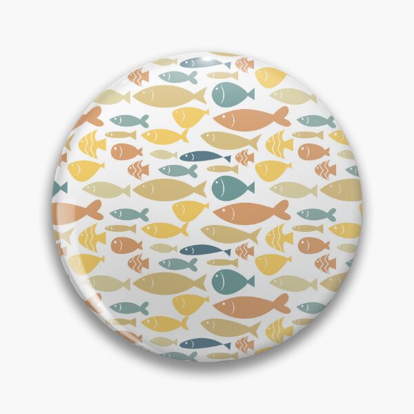 Item preview, colorful fishes seamless pattern cartoon style designed and sold by Ijjul322.