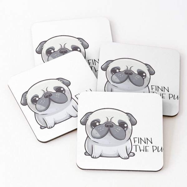Item preview, Finn the Pug  designed and sold by jk3design.