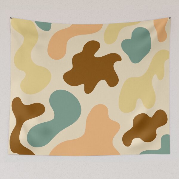 Item preview, Yellow Blue Green Orange Brown Camo Blob Design designed and sold by melissa-abbott.