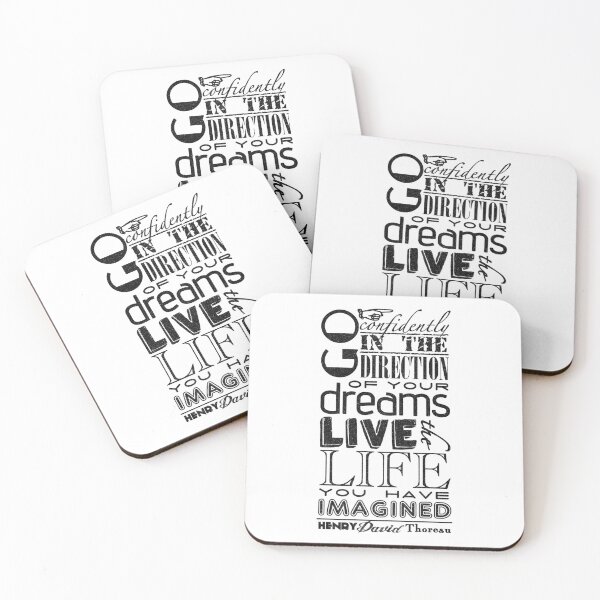 Item preview, Henry David Thoreau Dreams Quote designed and sold by Styled Vintage.