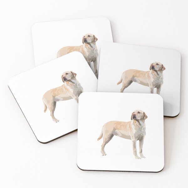 Item preview, Standing yellow Labrador retriever designed and sold by MC Cranberry.
