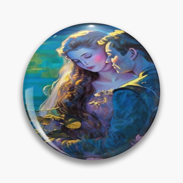 Item preview, Amoureux assis sous le clair de lune designed and sold by delila8a8e.
