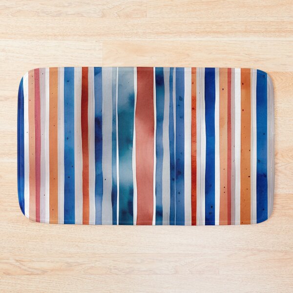 Item preview, Red, White, and Blue Patriotic Watercolor Stripes- a modern art way to wear the colors of the United States of America ... the good ol' USA.  designed and sold by SeaStories88.