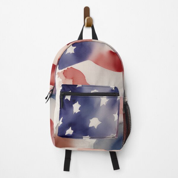 Item preview, Red, White, and Blue Patriotic Watercolor Stripes- a modern art way to wear the colors of the United States of America ... the good ol' USA.  designed and sold by SeaStories88.