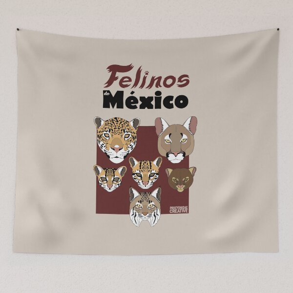 Item preview, Felines of Mexico designed and sold by Procyonidae Creative.