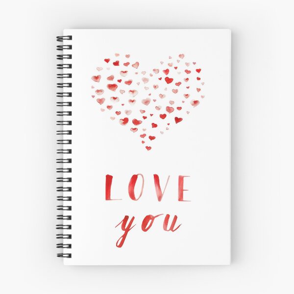 Item preview, Love you! Watercolor Hearts. Valentine's Day designed and sold by tanjica.