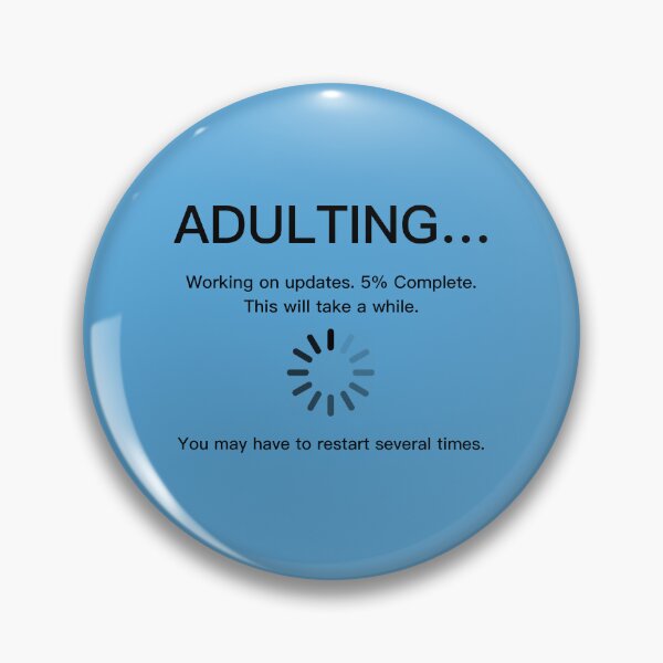 Item preview, Adulting Update designed and sold by Black-Orc.