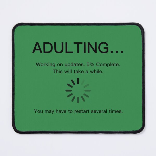 Item preview, Adulting Update designed and sold by Black-Orc.