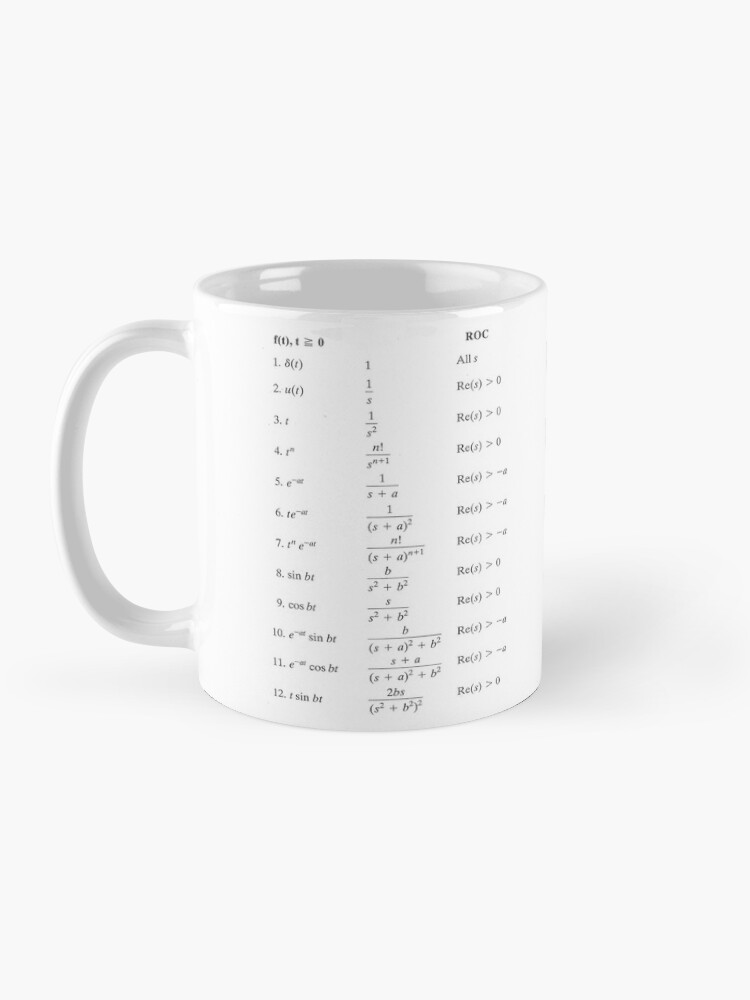 Alternate view of Laplace Transform, Math, Mathematics, Physics, #Laplace, #Transform, #Math, #Mathematics, #Physics, #LaplaceTransform Mug