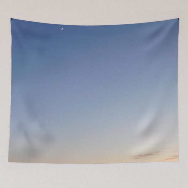 Item preview, Crescent moon in a Maine sunset designed and sold by PowerfulPhotos.