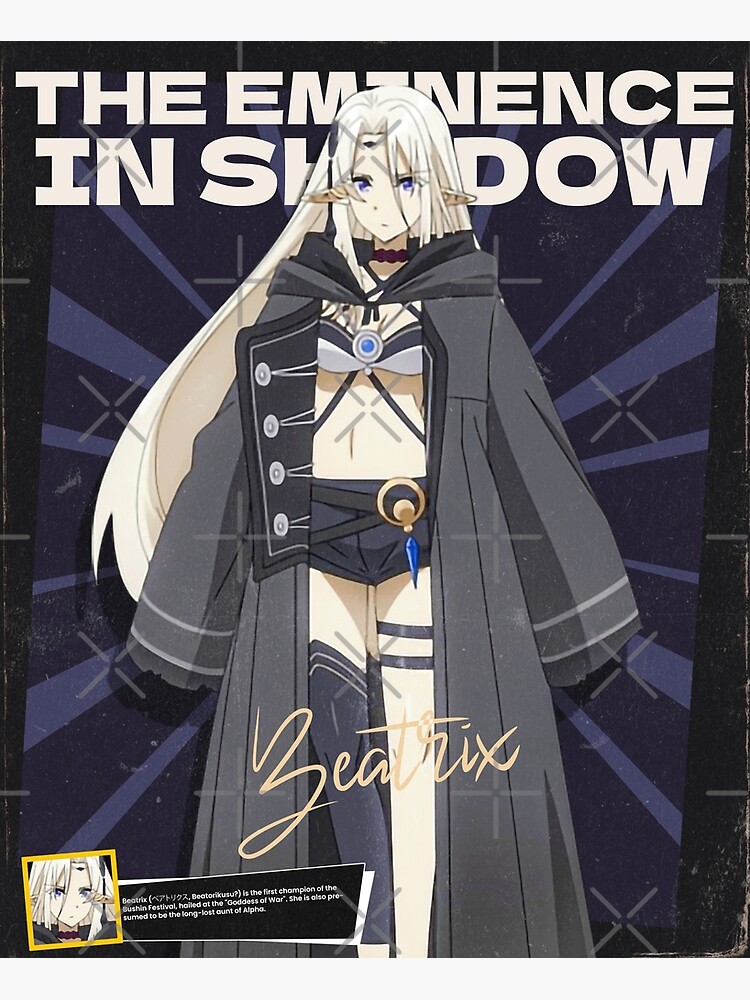 Zeta ゼータ, The Eminence in Shadow Poster for Sale by B-love