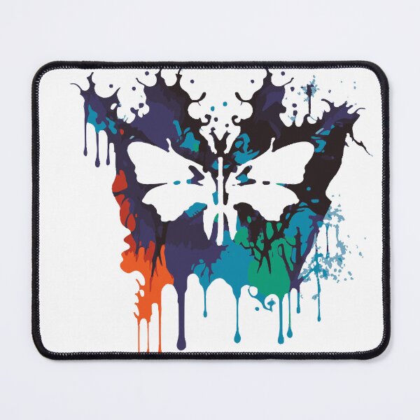 Item preview, Butterfly Ink Blot Colorful Paint Drip designed and sold by Holisticfox.