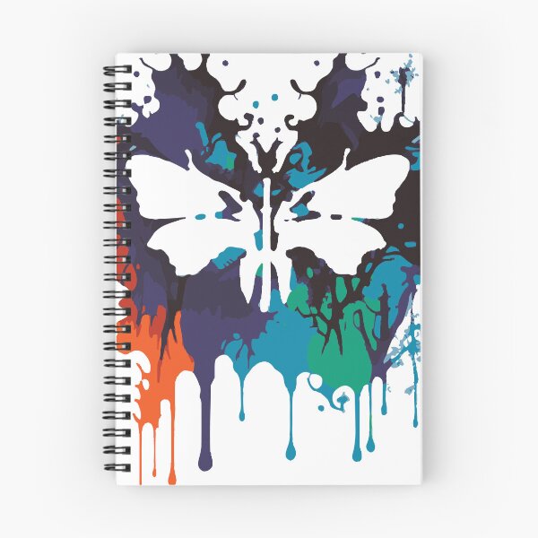 Item preview, Butterfly Ink Blot Colorful Paint Drip  designed and sold by Holisticfox.