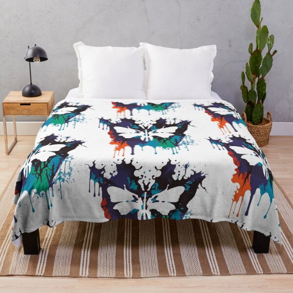 Item preview, Butterfly Ink Blot Colorful Paint Drip designed and sold by Holisticfox.