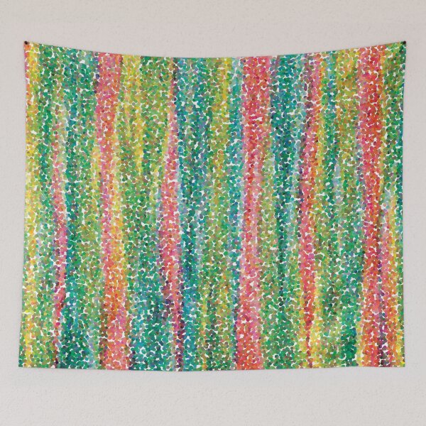 Item preview, Red Green Yellow Dot Parade designed and sold by Alexandria Levin.