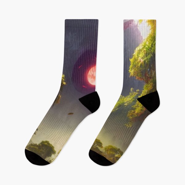 Artikelvorschau, Außerirdisches Schiff scannt einen überwucherten Planeten entworfen und verkauft von Space-Wear.