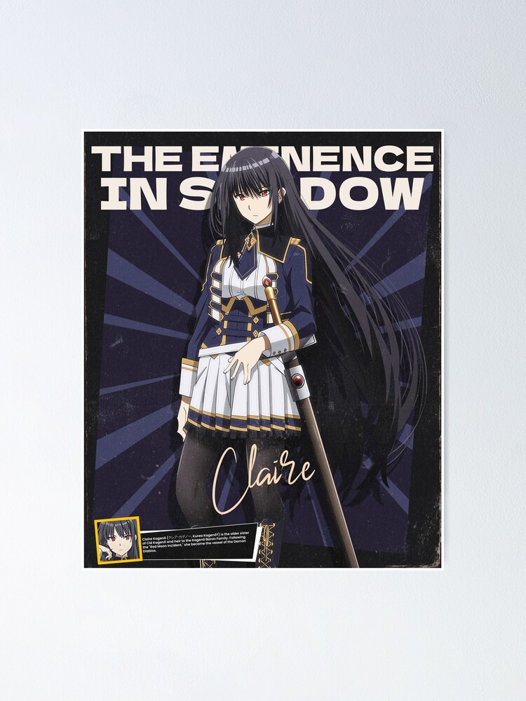 Zeta ゼータ  The Eminence in Shadow Poster for Sale by B-love