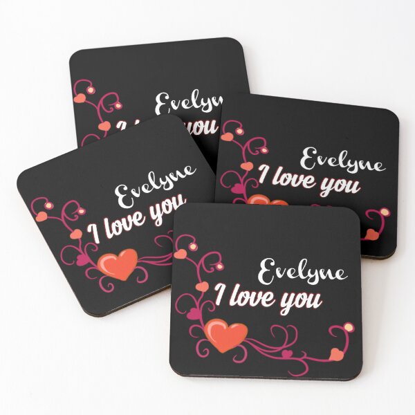 Item preview, Copy of I love you Evelyn designed and sold by Dido-shop-art ⭐⭐⭐⭐⭐.