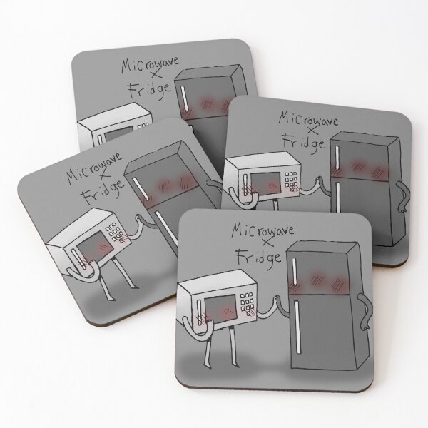 Item preview, Microwave and Fridge in love designed and sold by ValentineX.