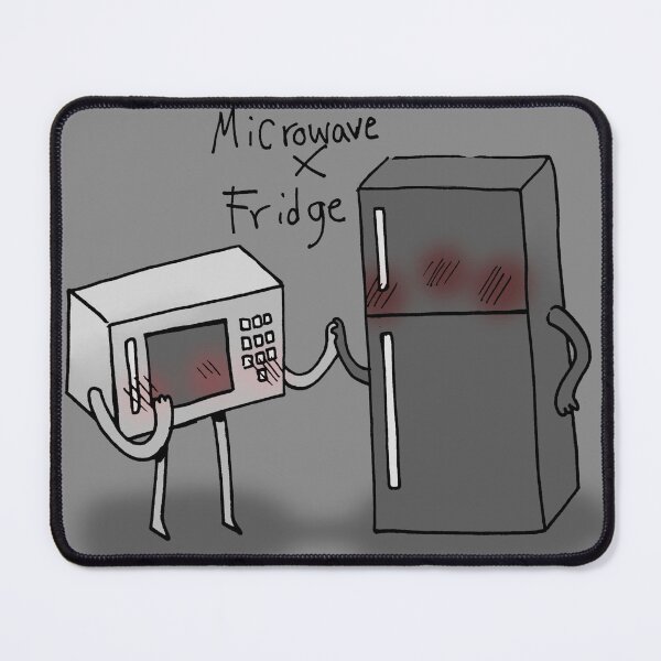 Item preview, Microwave and Fridge in love designed and sold by ValentineX.
