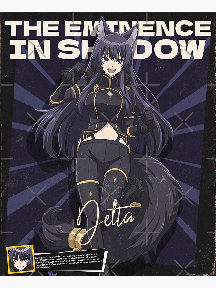 Anime The Eminence In Shadow Delta Cosplay Costume Sara Shadow