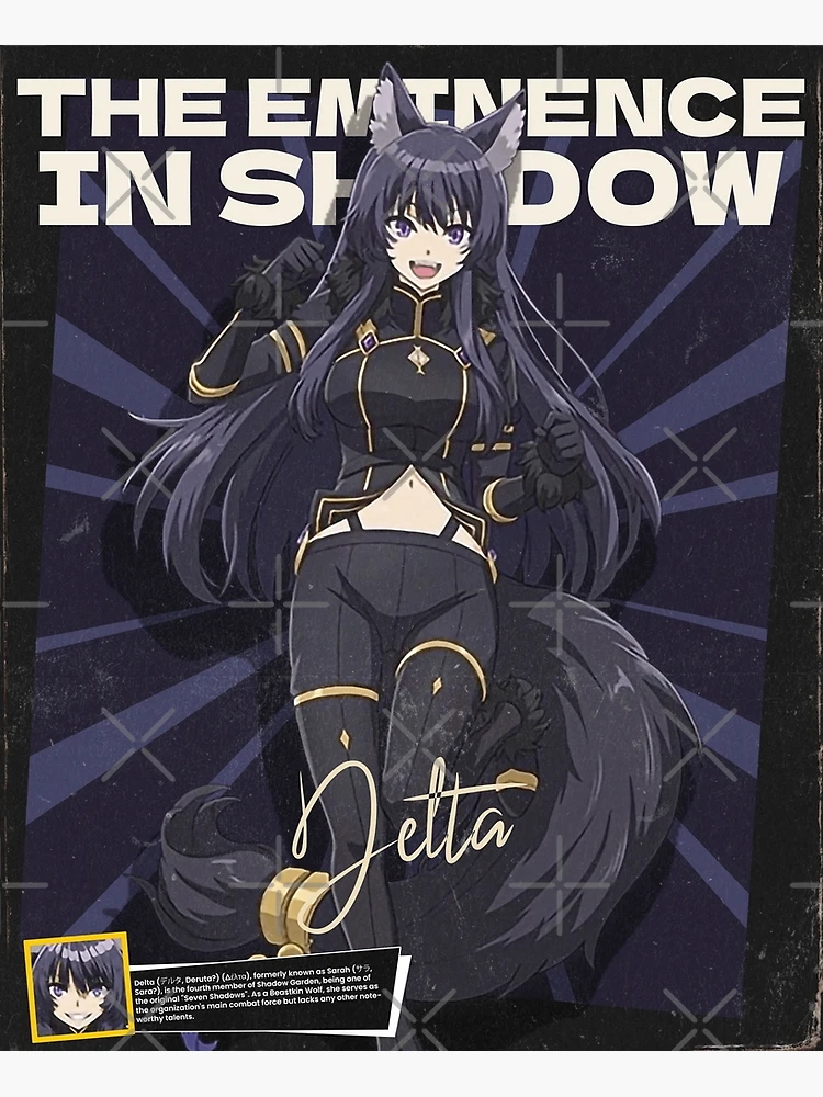 Kage No Jitsuryokusha Ni Naritakute! Delta Anime Poster Canvas