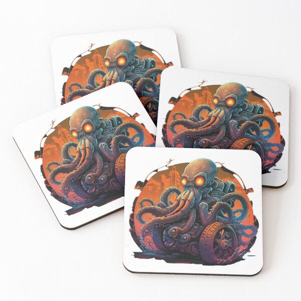 Item preview, Cyberpunk Octopus In A Wheelchair designed and sold by levrek.