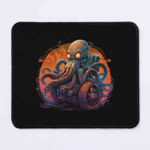Item preview, Cyberpunk Octopus In A Wheelchair designed and sold by levrek.