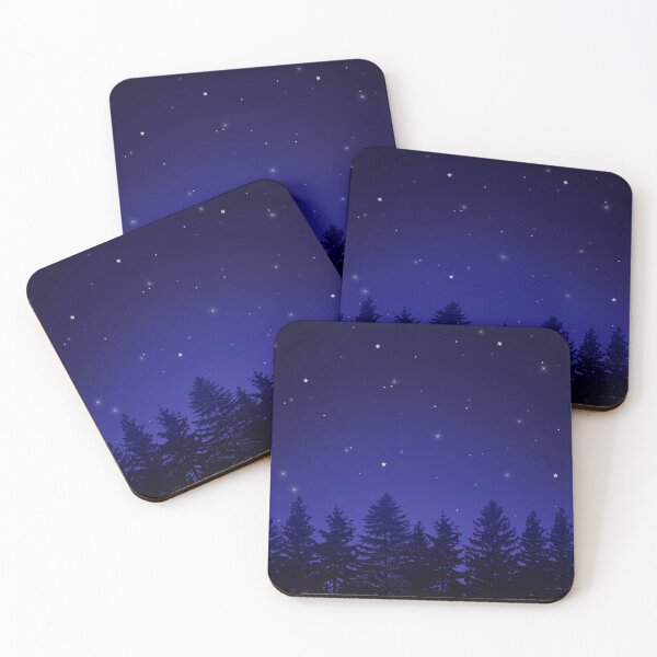 Item preview, Night sky forest designed and sold by mia-alice85.
