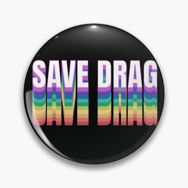 Item preview, Save Drag Shirt Retro Rainbow Type Support Drag Queens designed and sold by PUFFYP.