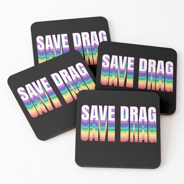 Item preview, Save Drag Shirt Retro Rainbow Type Support Drag Queens designed and sold by PUFFYP.
