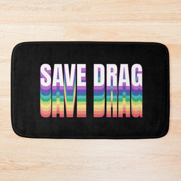Item preview, Save Drag Shirt Retro Rainbow Type Support Drag Queens designed and sold by PUFFYP.