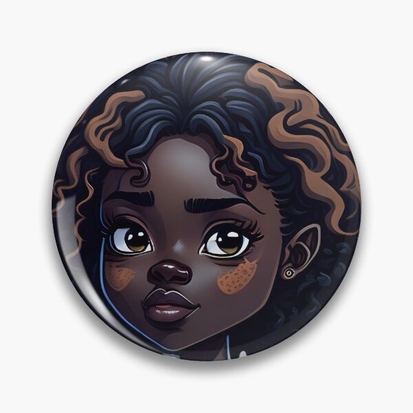 Aperçu de l'œuvre Jolie reine d'Afrique Sticker créée et vendue par PhimaDesing.