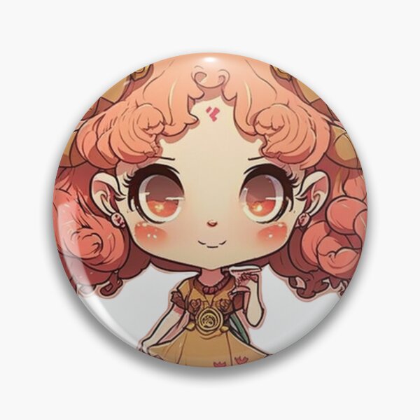 Item preview, Kawaii Aries Femme with Horns designed and sold by cutesykreations.