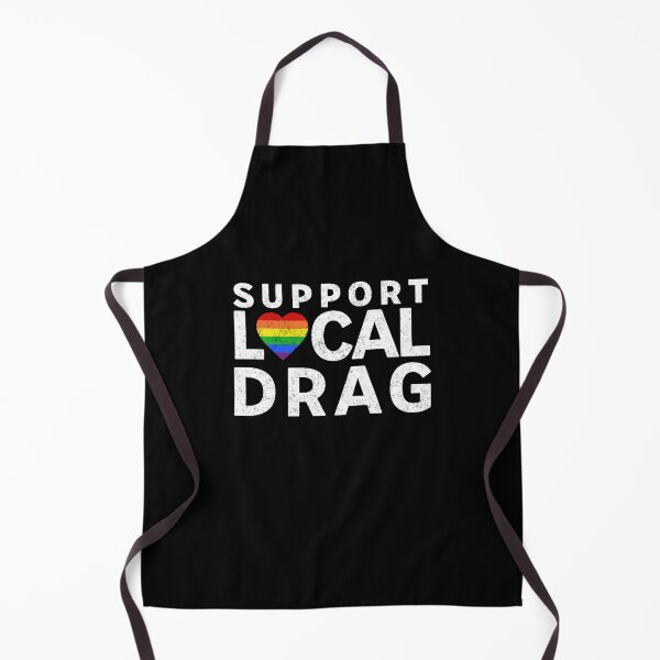 Item preview, Support Local Drag LGBTQ Pride Rainbow Heart designed and sold by PUFFYP.