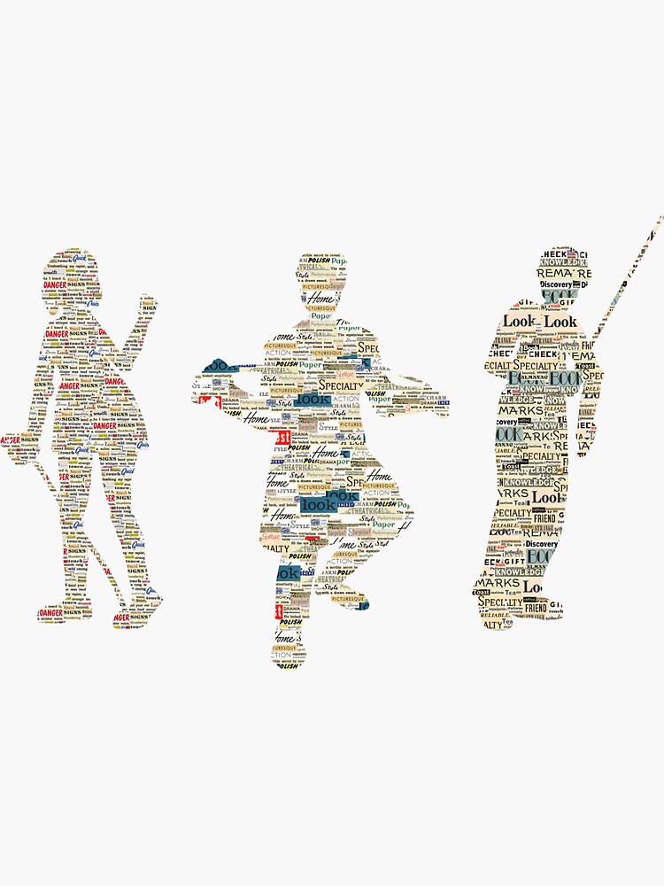 "Lockwood + Co. Speak + Spell Edition Character Silhouette Word Art