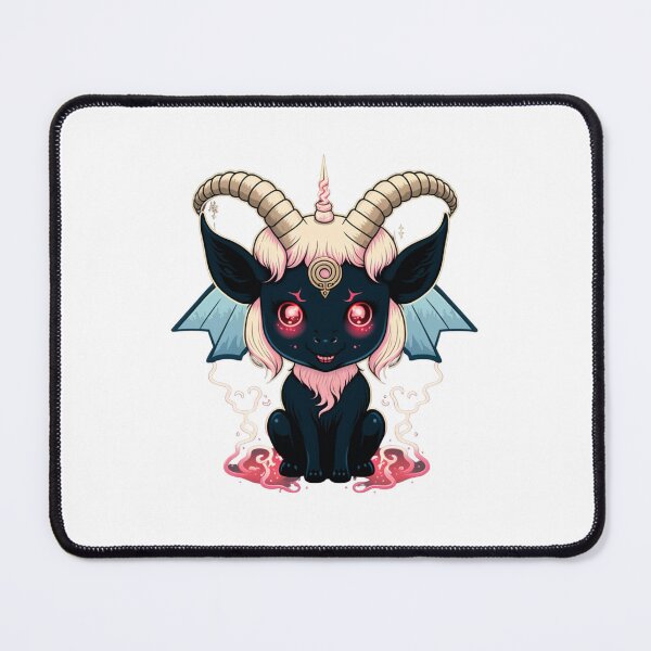 Item preview, Cute Baphomet Cartoon | Digital Art | Baphomet Art | Baby Baphomet Art designed and sold by cutesykreations.