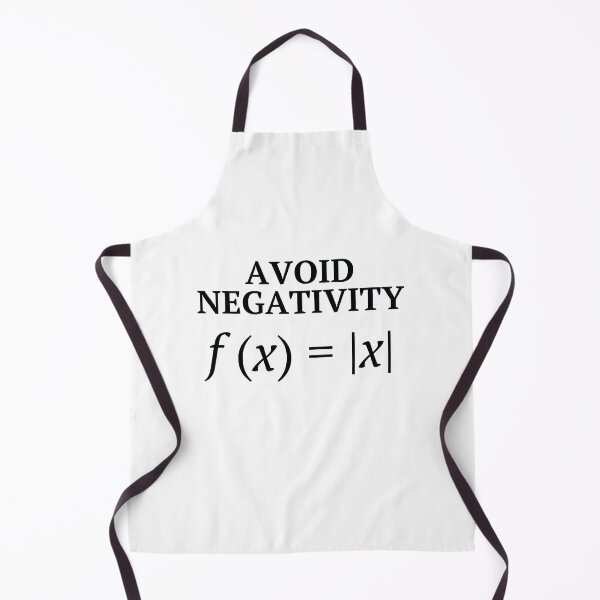 Item preview, Avoid Negativity - Funny but Inspiring Math Joke designed and sold by MathVerge.