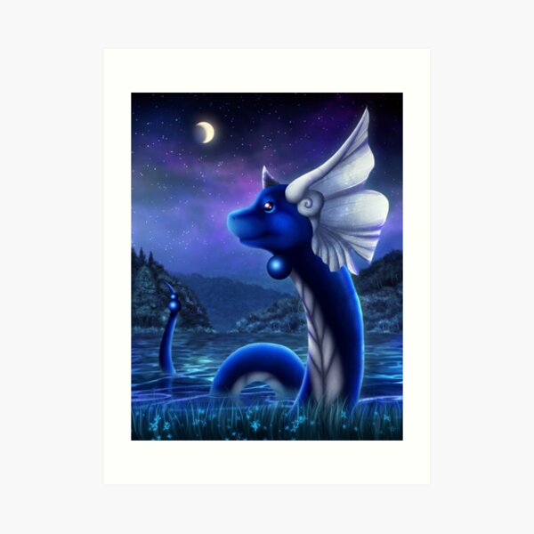 Dragonair Art Print
