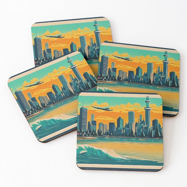 Item preview, Canadian cityscape, wild and free designed and sold by Imagyn8.