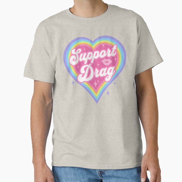 Artikel-Vorschau von Unterstützen Sie Drag Retro Rainbow Heart LGBTQ Kawaii Cute Gay Pride, designt und verkauft von PUFFYP.