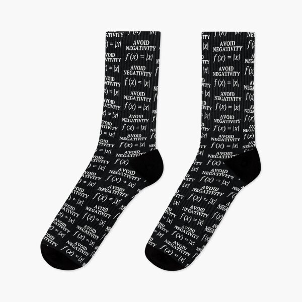 Item preview, Avoid Negativity - Funny But Inspiring Math Joke designed and sold by MathVerge.