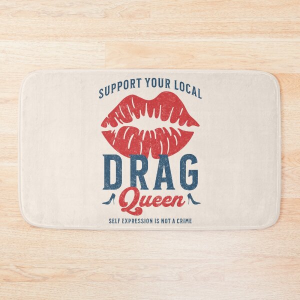 Item preview, Support Your Local Drag Queen Vintage Lips designed and sold by PUFFYP.
