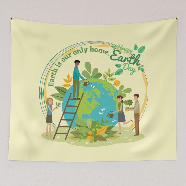 Item preview, Happy Earth Day - Earth is our only home designed and sold by aywchen.
