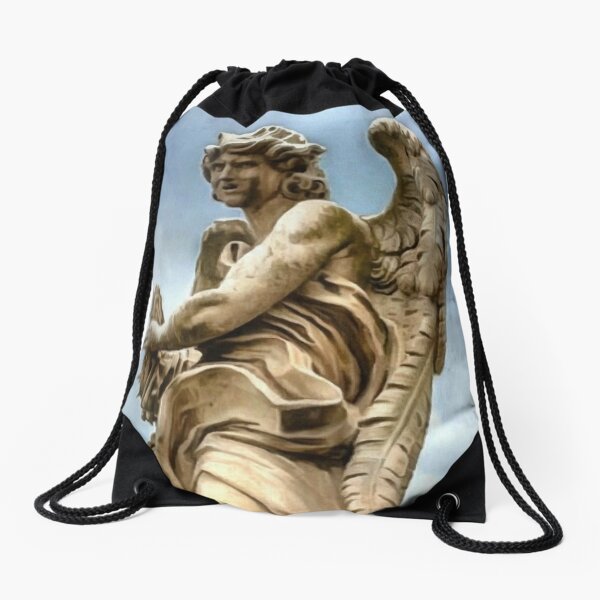 Sky Angel Drawstring Bag