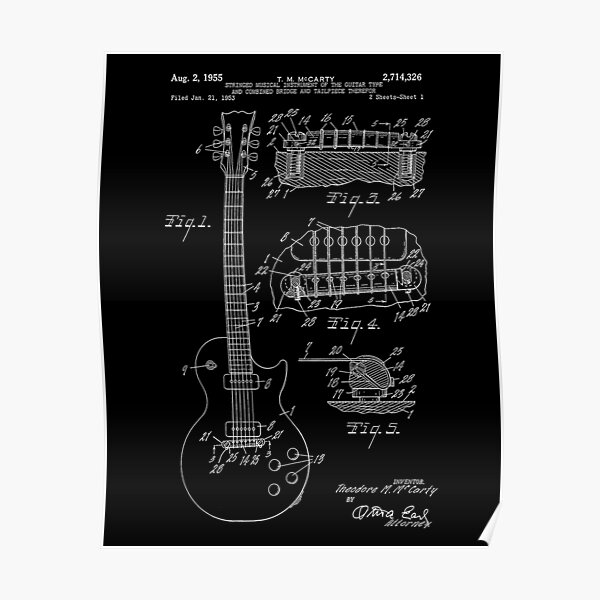 Gibson Les Paul Wall Art for Sale | Redbubble