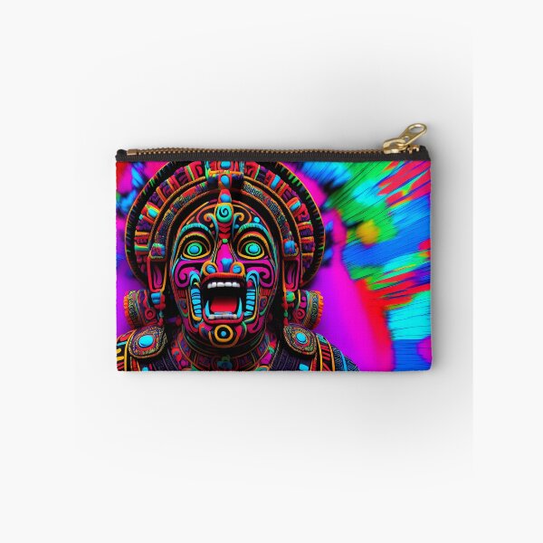 Item preview, Mayan Mask Fantasy Very Colorful Art designed and sold by internlvisions.